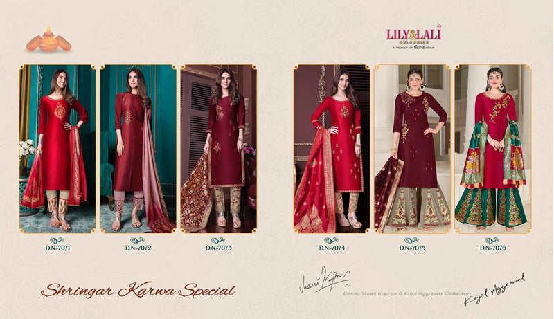 Lilly And Lali Shrinagar Karwa Special Bemberg Silk Salwar Suit