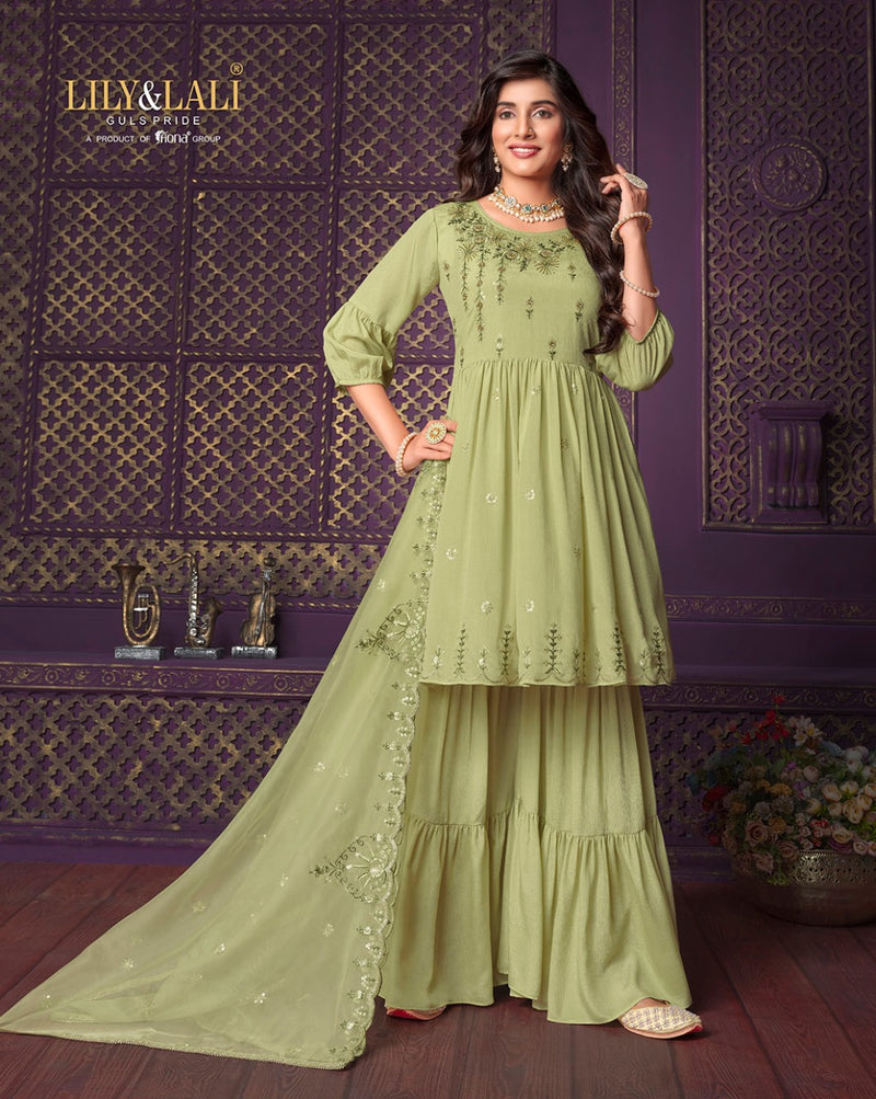 Lily And Lali Eminent Vol 2 Fancy Sequence Handwork Designer Wear Kurti