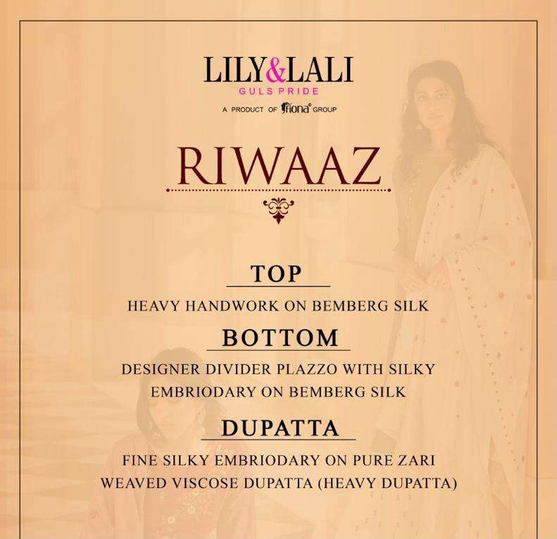 Lily & Lali Riwaaz Silk Fancy Look Salwar Kameez With Dupatta