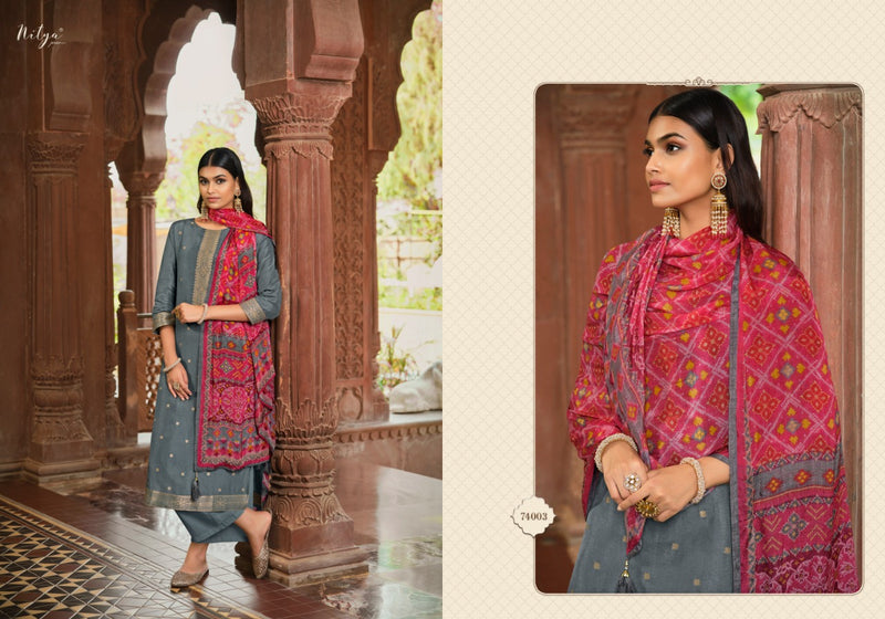 Lt Fabrics Nitya Vol 174 Dola Jacquard Designer Wear Salwar Kameez