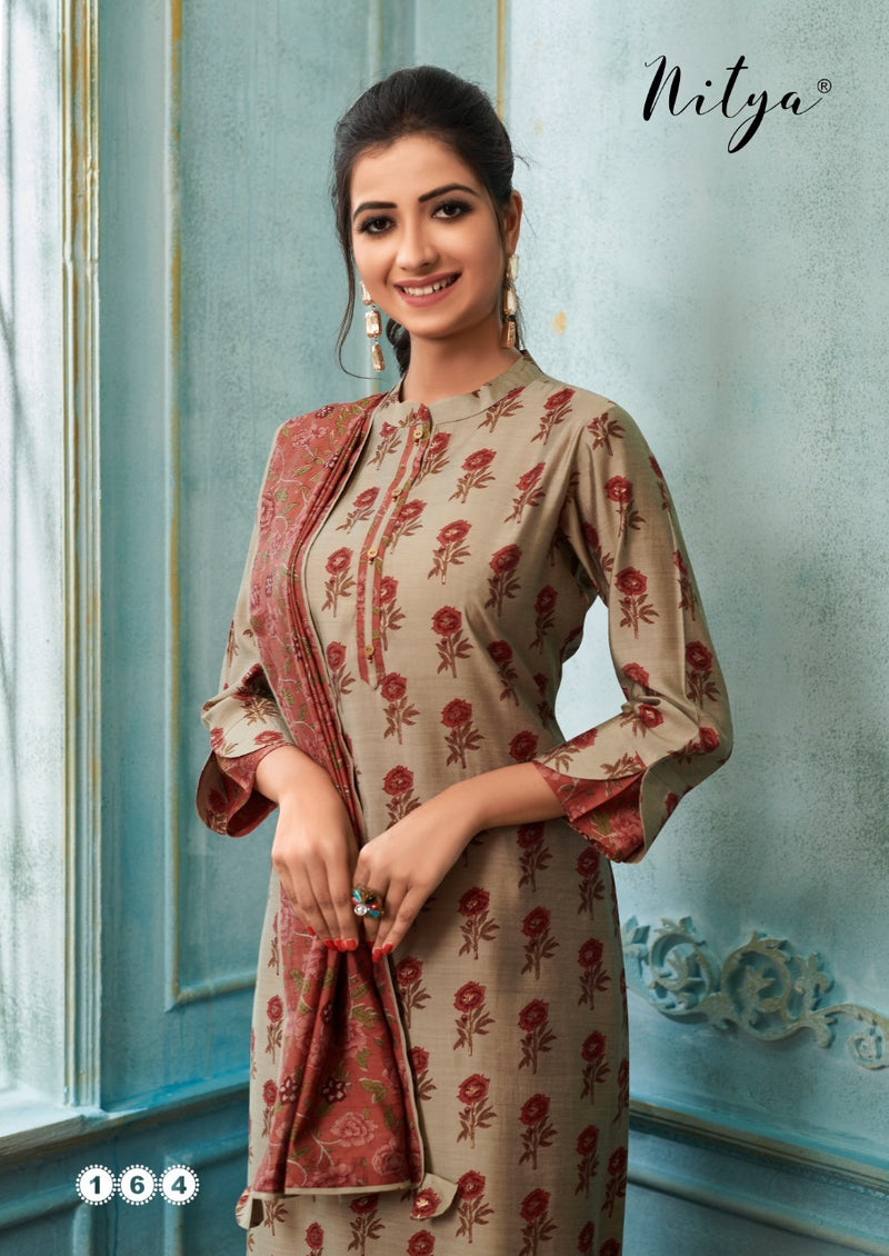 Lt Launch Nitya Pick And Choose Silk Fancy Printed Designer Exclusive Readymade Casual Wear Kurti