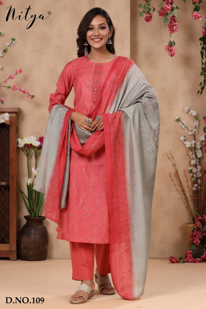 Lt Nitya 107-109 Modal Silk Kurti With Dupatta Stylish Wear Collection