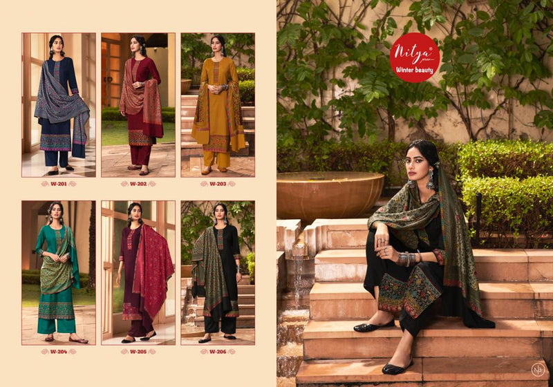 Lt Nitya Winter Beauty Vol 2 Pashmina Jacquard Winter Wear Salwar Suit
