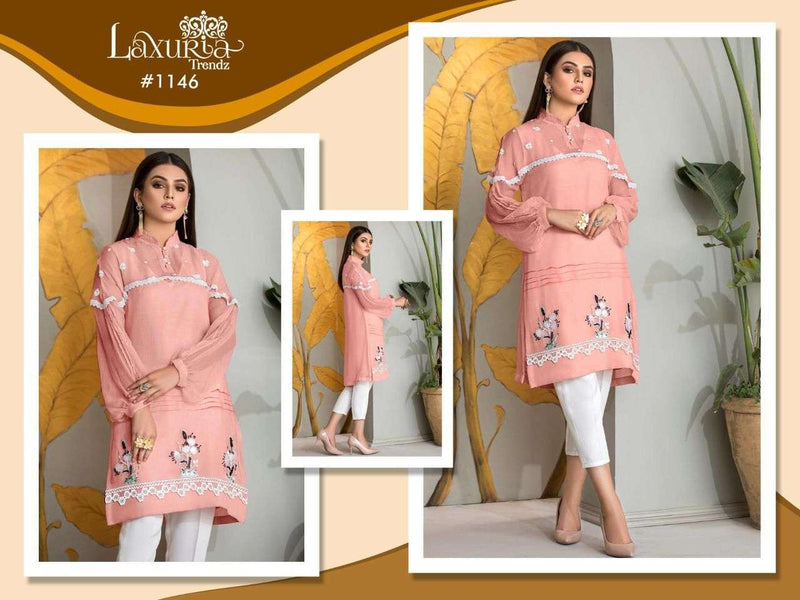 Luxuria Trendz 1146 Georgette Heavy Pakistani Concept Pret Kurtis