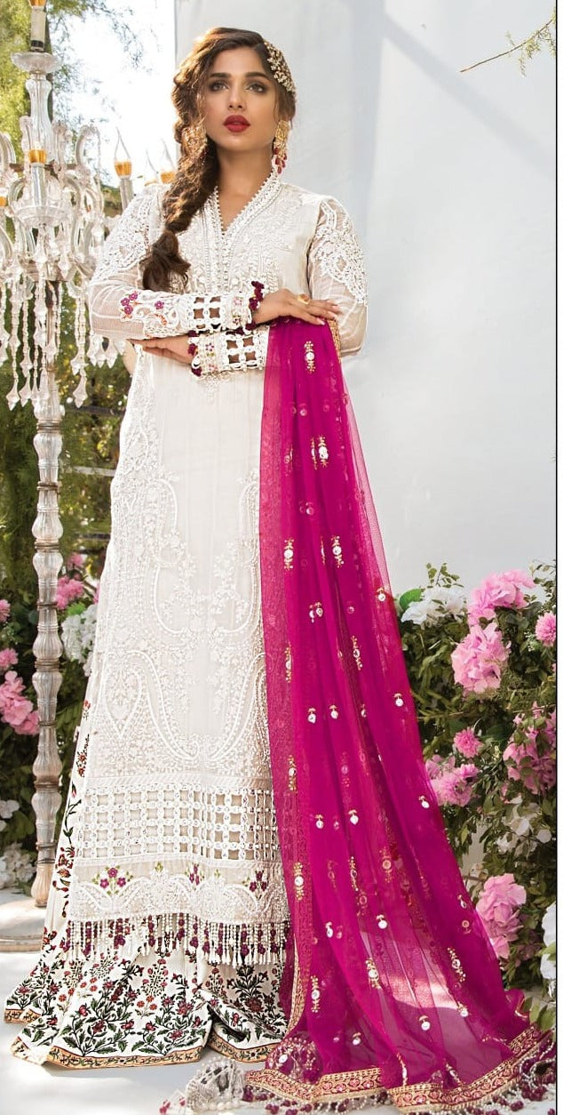 Mushq Dno M 156 Georgette With Beautiful Embroidery Stylish Designer Pakistani Salwar Kameez
