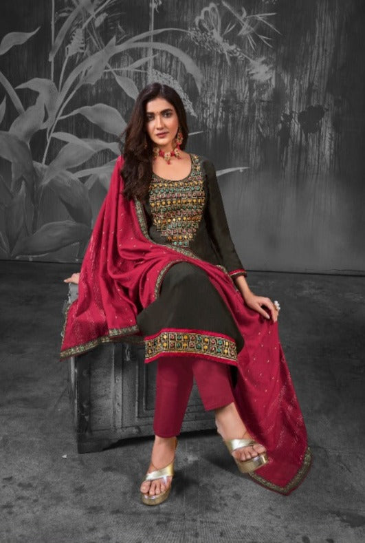 Panch Ratna Mahek Vol 2 Parampara Silk Party Wear Salwar Suits