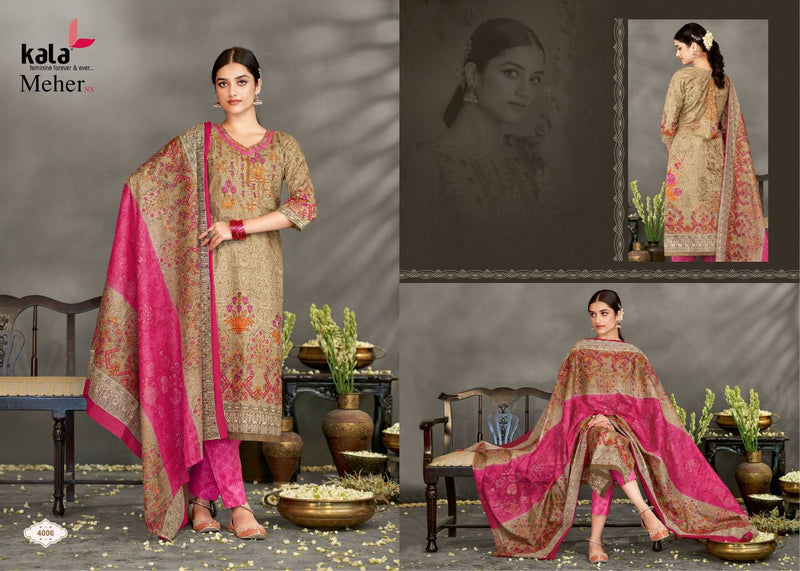 Kala Maher NX Cotton Printed Party Wear Salwar Suits