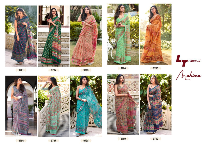 Lt Fashion Mahima Sonakshi Silk Festive Wear Sarees