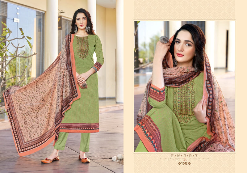 Levisha Mahira Lawn Cotton Embroidered Festive Wear Salwar Suits