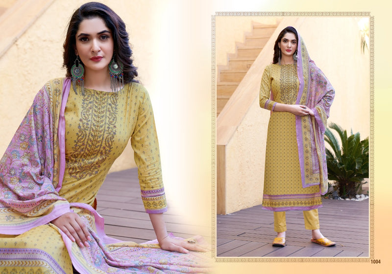 Levisha Mahira Lawn Cotton Embroidered Festive Wear Salwar Suits