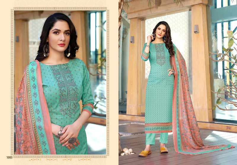 Levisha Mahira Lawn Cotton Embroidered Festive Wear Salwar Suits