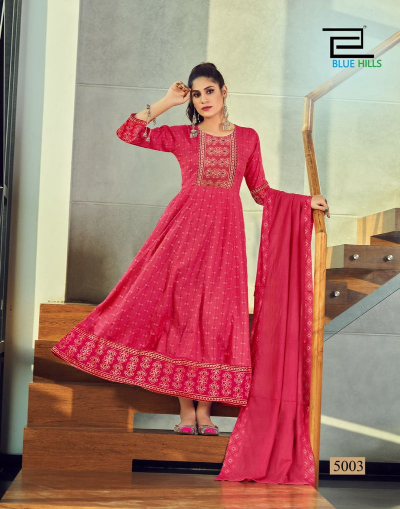 Buy Stylish Fancy Designer Rayon Ethnic Gown For Women Online In India At  Discounted Prices