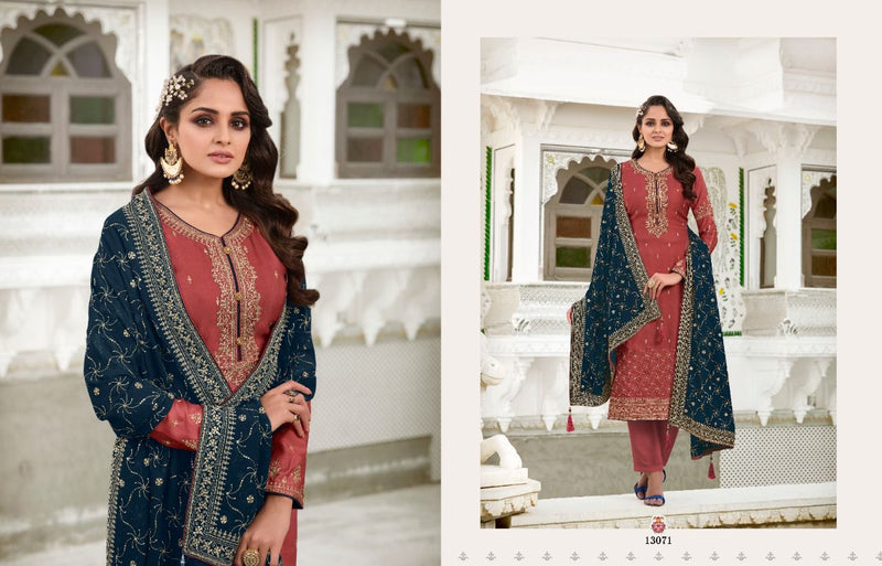 Zisa Mannat Silk With Sequence Work Designer Style Fancy Party Wear Heavy Suits With Elegant Look