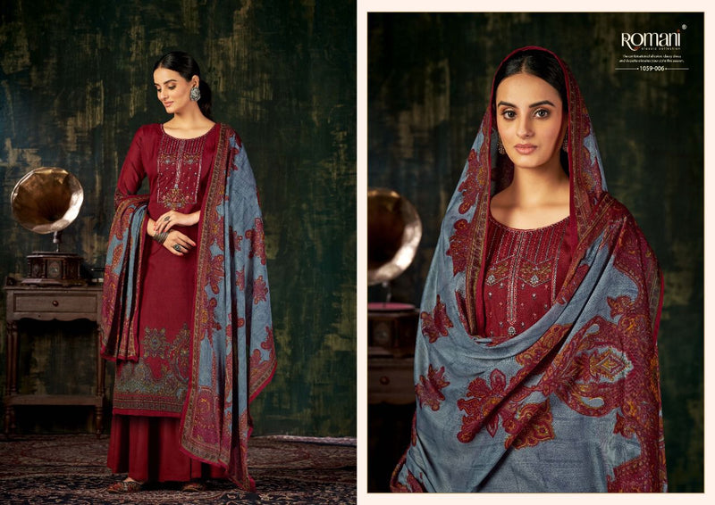 Romani Fashion Mareena Vol 5 Pure Cotton With Printed Work Stylish Designer Casual Look Salwar Kameez
