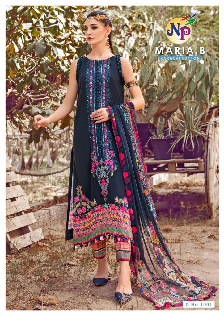 Nand Gopal Maria B Pure Cotton With Heavy Beautiful Work Stylish Designer Pakistani Salwar Kameez