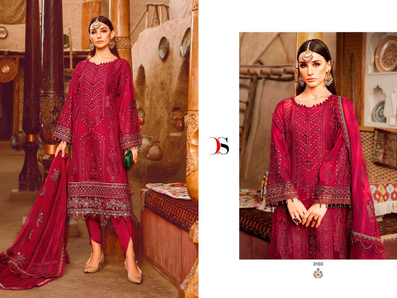 Deepsy Suits Maria B Lawn 23 Vol 2 Pure Cotton Print Heavy Embroidery Work Pakistani Salwar Suit