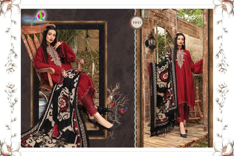 Saniya Trendz Maria B M Print Vol 3 Cotton Pakistani Style Party Wear Salwar Suits