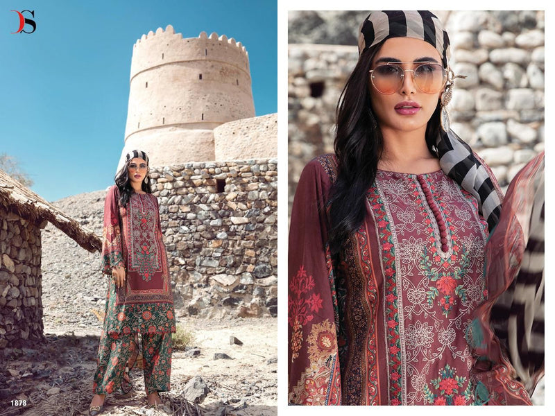 Deepsy Suit Maria B Mprint Winter Pashmina With Heavy Embroidery Work Stylish Designer Pakistani Salwar Kameez