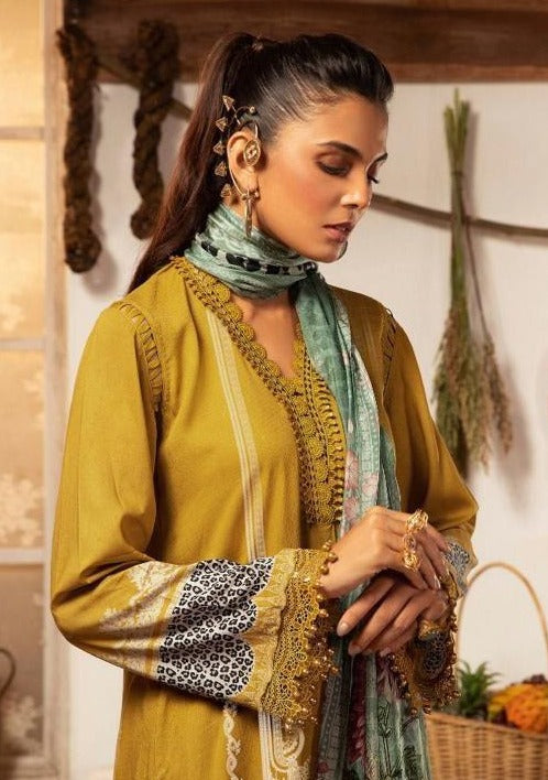 Deepsy Suit Maria B Vintage Collection 21 Pure Cotton With Beautiful Work Stylish Designer Fancy Salwar Kameez