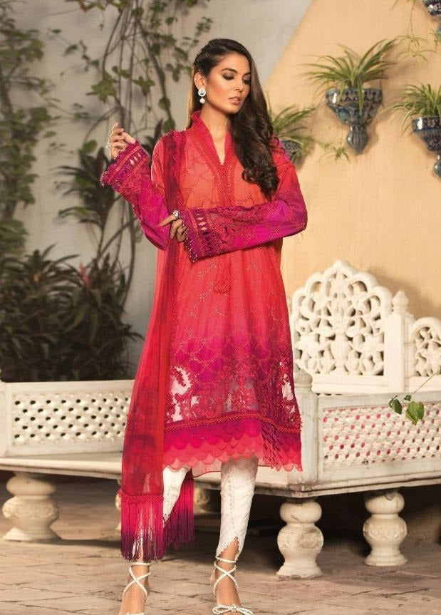 Deepsy Suits Maria B Lawn 22 2 Cotton Embroidered Pakistani Style Party Wear Salwar Suits