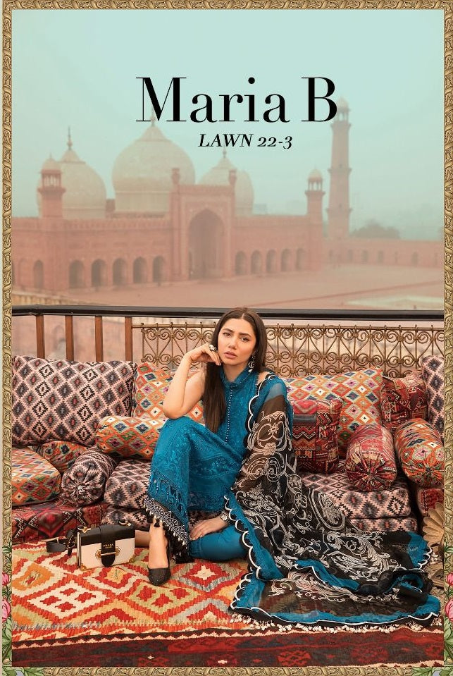 Deepsy Suits Maria B Lawn 22 3 Cotton Embroidered Pakistani Style Party Wear Salwar Kameez