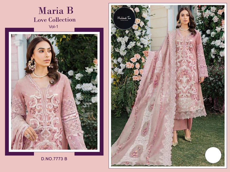 Mehboob Tex Mariya B Love Collection Vol 1 Cotton Designer Pakistani Style Embroidered Party Wear Salwar Kameez