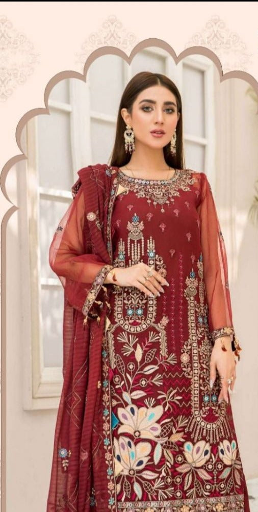 Rinaz Fashion Mariyam's Gold Vol 16 Pakistani Style Wedding Wear Salwar Kameez