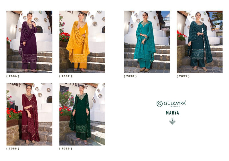 Gulkayra Designer Marya Georgette Party Wear Heavy Salwar Suits
