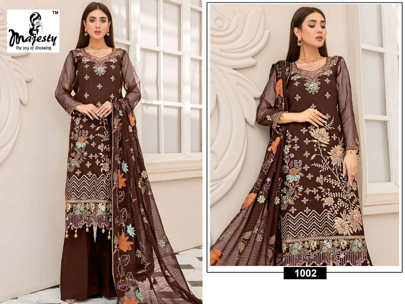 Majesty Maryam's Vol 5 Georgette  With Beautiful Embroidery Work Stylish Designer Wedding Wear Salwar Kameez