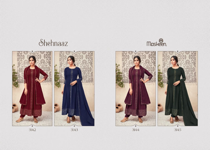 Maskeenji Shenaaz  Viscose Rayon With Beautiful Embroidery Work Kurti