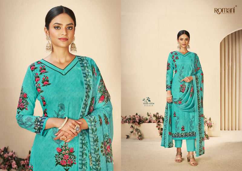 Romani Mausam Cambric Cotton Digital Printed Festive Wear Salwar Suits