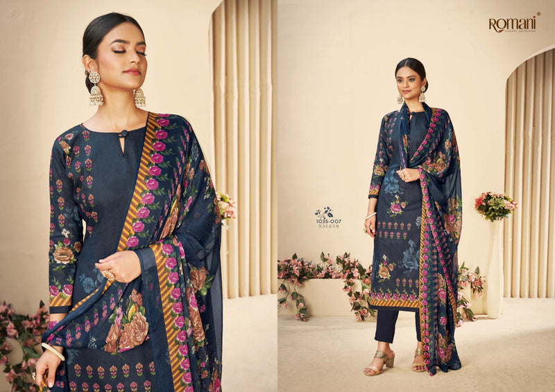 Romani Mausam Cambric Cotton Digital Printed Festive Wear Salwar Suits