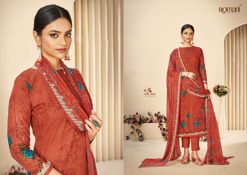 Romani Mausam Cambric Cotton Digital Printed Festive Wear Salwar Suits