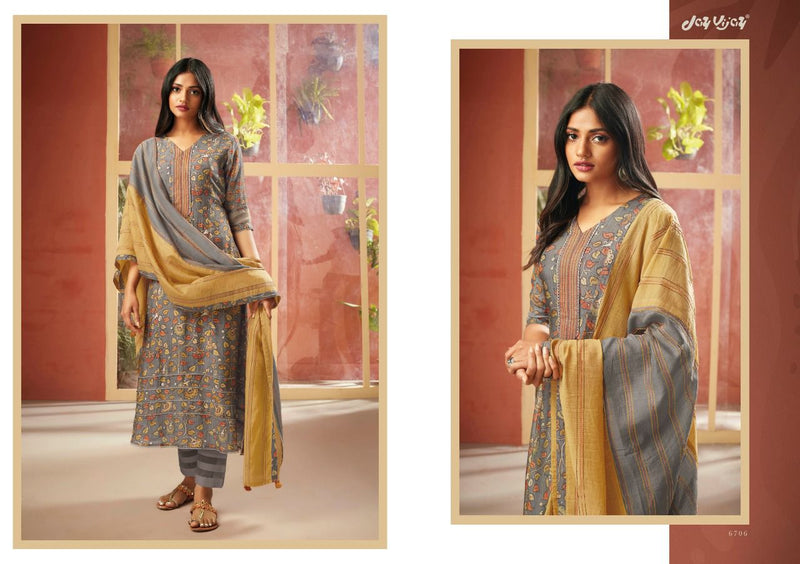 Jay Vijay Maya Moga Silk Festival Salwar Suits With Digital Print