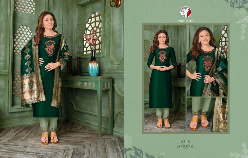 Anju Fabrics Mayuri Vol 2 Bamber Silk & Jam Silk Stylish Ready Made Party Wear Combo Set Of Kurtis