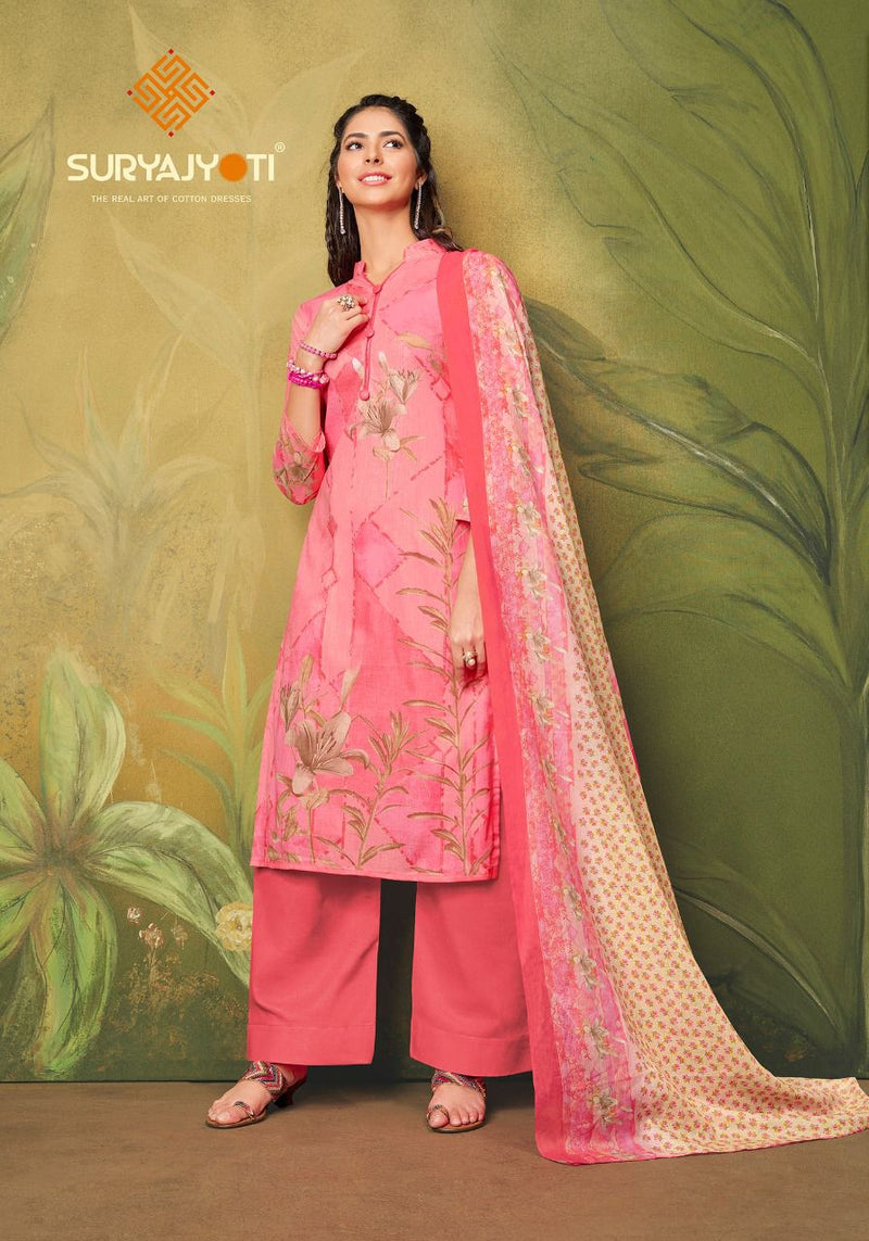 Suryajyoti Meenaz Vol 4 Lawn Cotton Printed Party Wear Salwar Suits