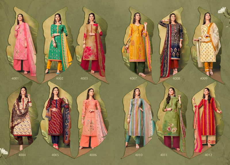 Suryajyoti Meenaz Vol 4 Lawn Cotton Printed Party Wear Salwar Suits