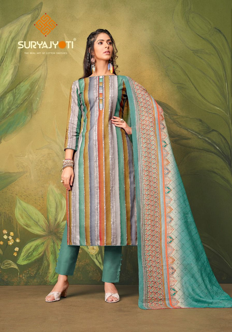 Suryajyoti Meenaz Vol 4 Lawn Cotton Printed Party Wear Salwar Suits