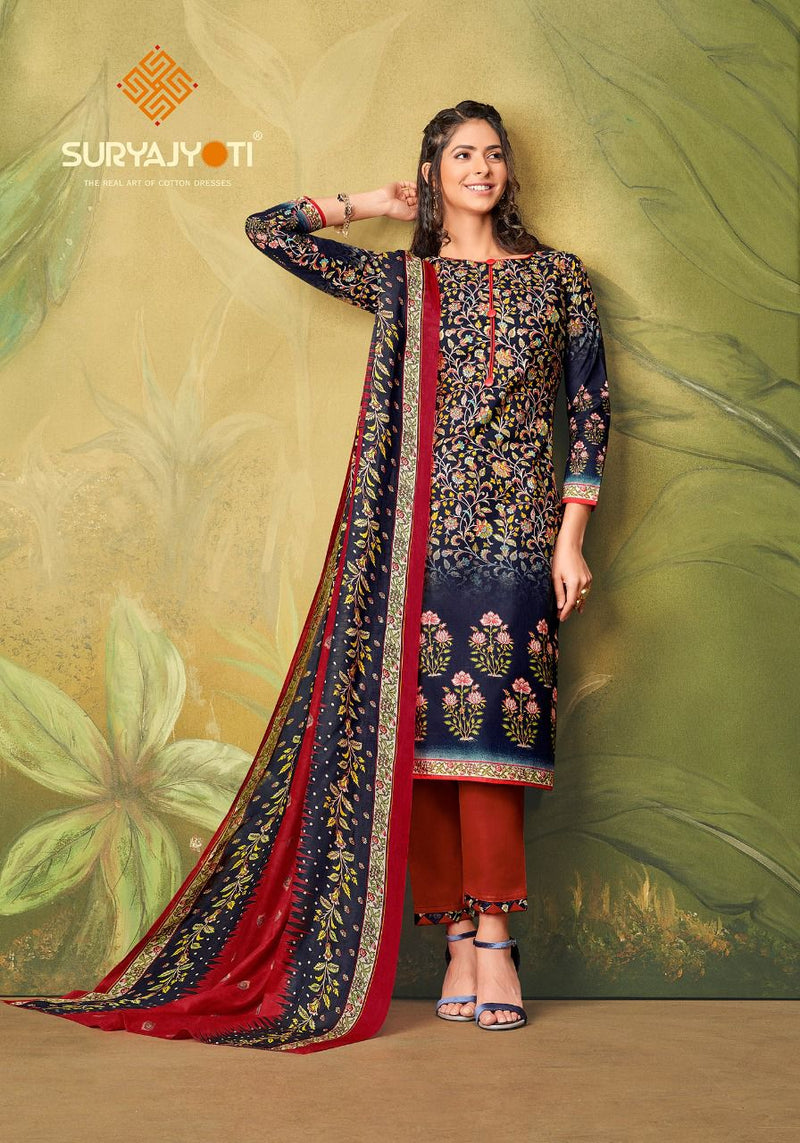 Suryajyoti Meenaz Vol 4 Lawn Cotton Printed Party Wear Salwar Suits