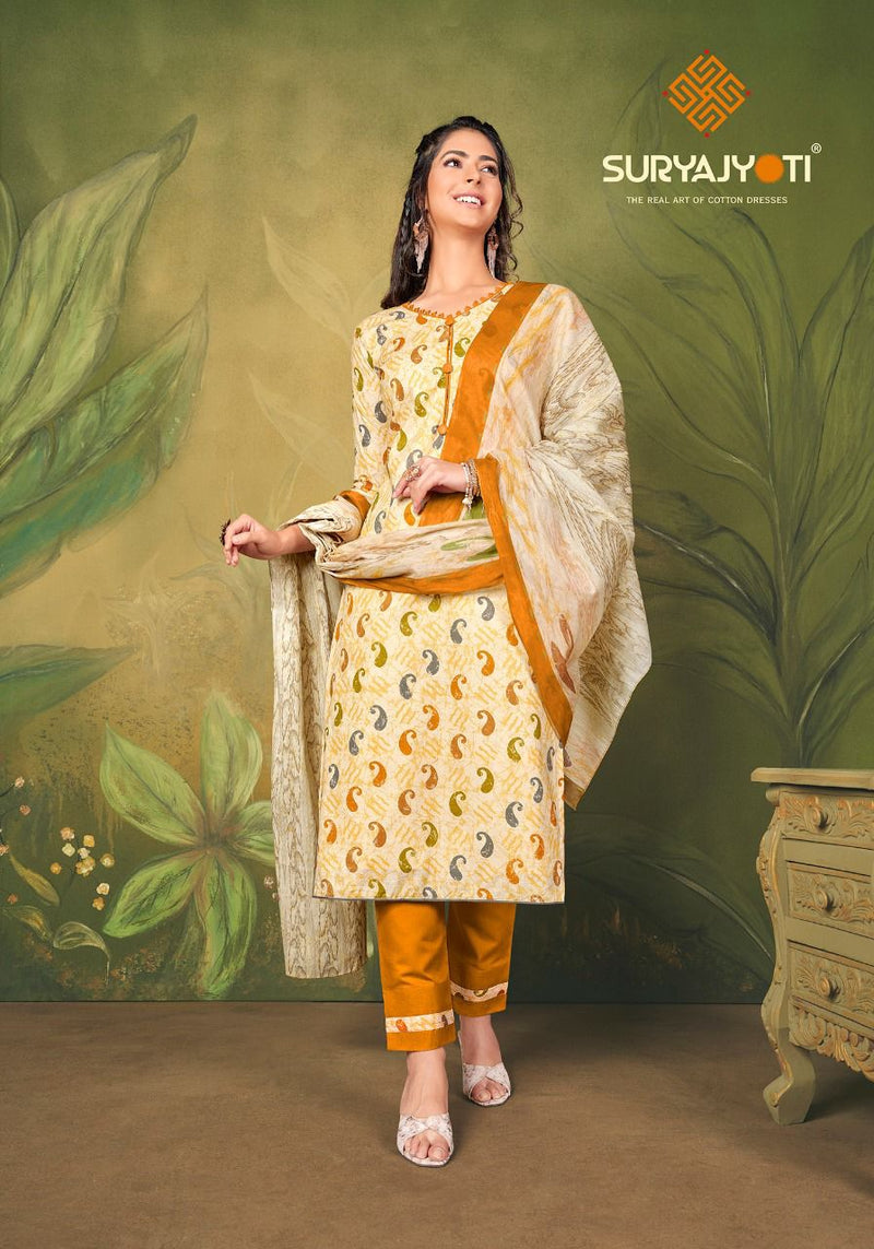 Suryajyoti Meenaz Vol 4 Lawn Cotton Printed Party Wear Salwar Suits