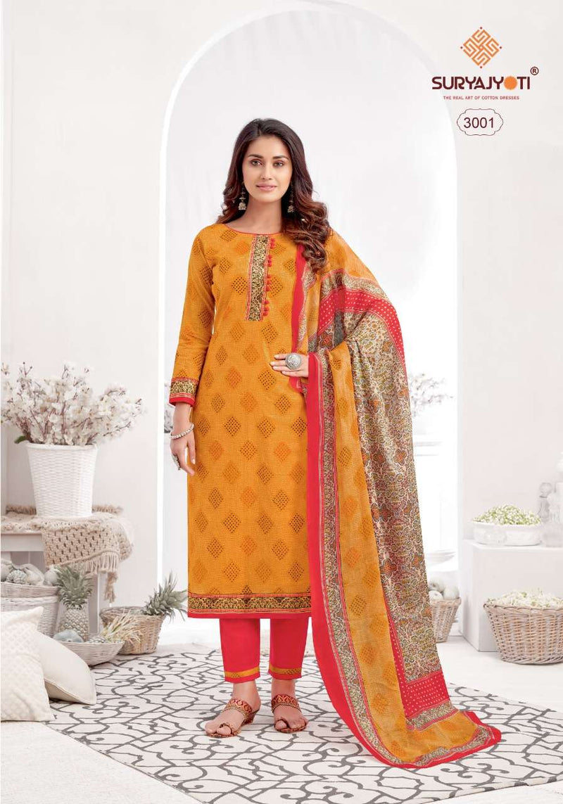 Suryajyoti Meenaz Vol 3 Lawn Cotton Fancy Stylish Party Wear Printed Salwar Suits