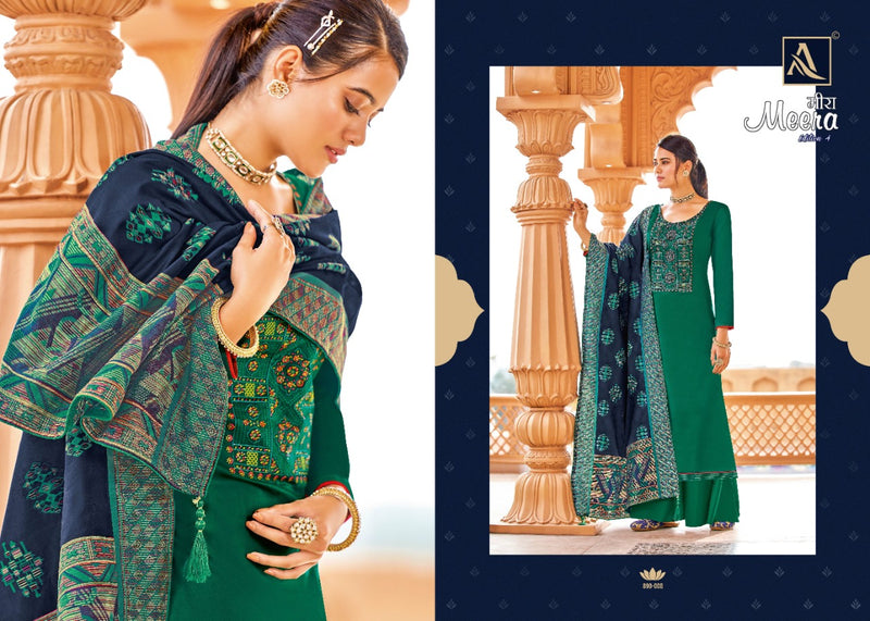Alok Suits Meera Jam Cotton Fancy Festive Wear Salwar Suits