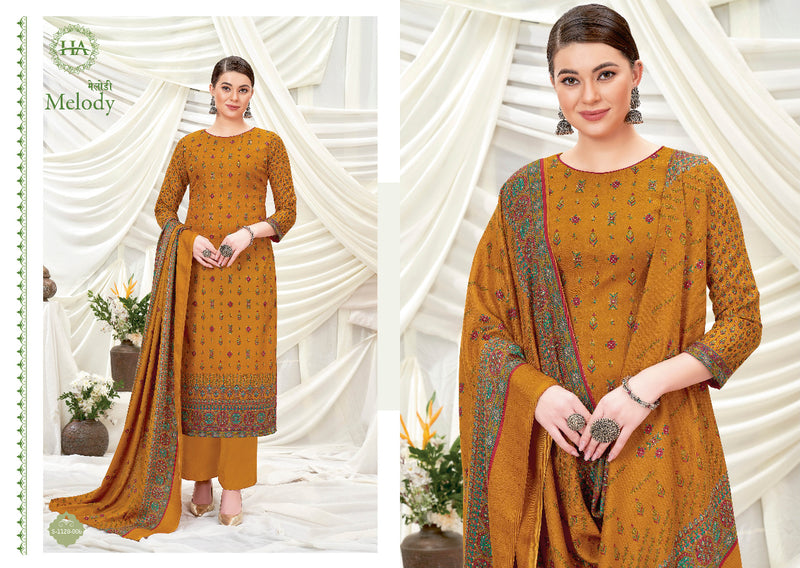 Harshit Fashion Melody Wool Pashmina Designer Print With Swarovski Diamond Work Stylish Salwar Kameez