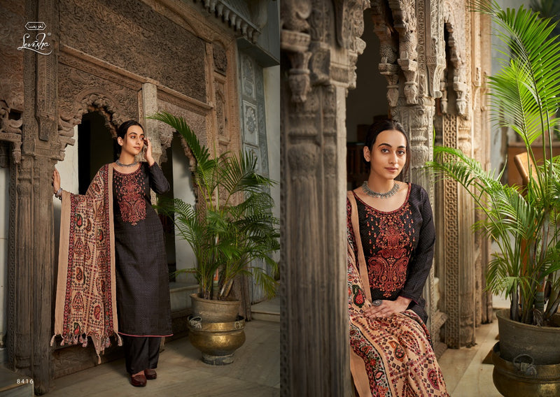 Levisha Meridel Vol 3 Pashmina Printed With Beautiful Embroidery Work Stylish Designer Salwar Kameez