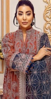 Noor Minhal Vol 5 Georgette Embroidered Wedding Wear Pakistani Salwar Suits