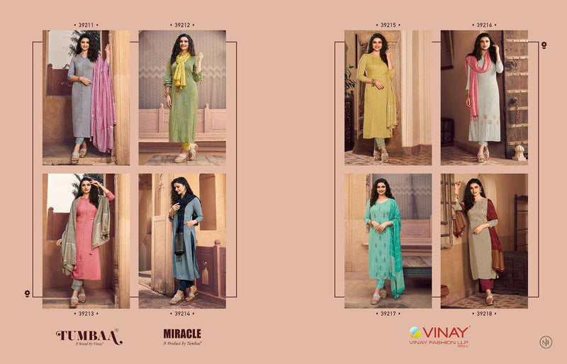Vinay Fashion Tumbaa Miracle Cotton Stylish Fancy Festive Wear Kurtis With Bottom & Dupatta