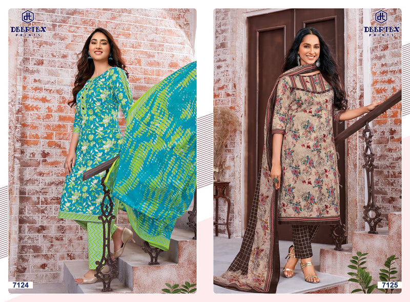 Deeptex Prints Miss India Vol 71 Cotton Printed Festive Wear Salwar Suits