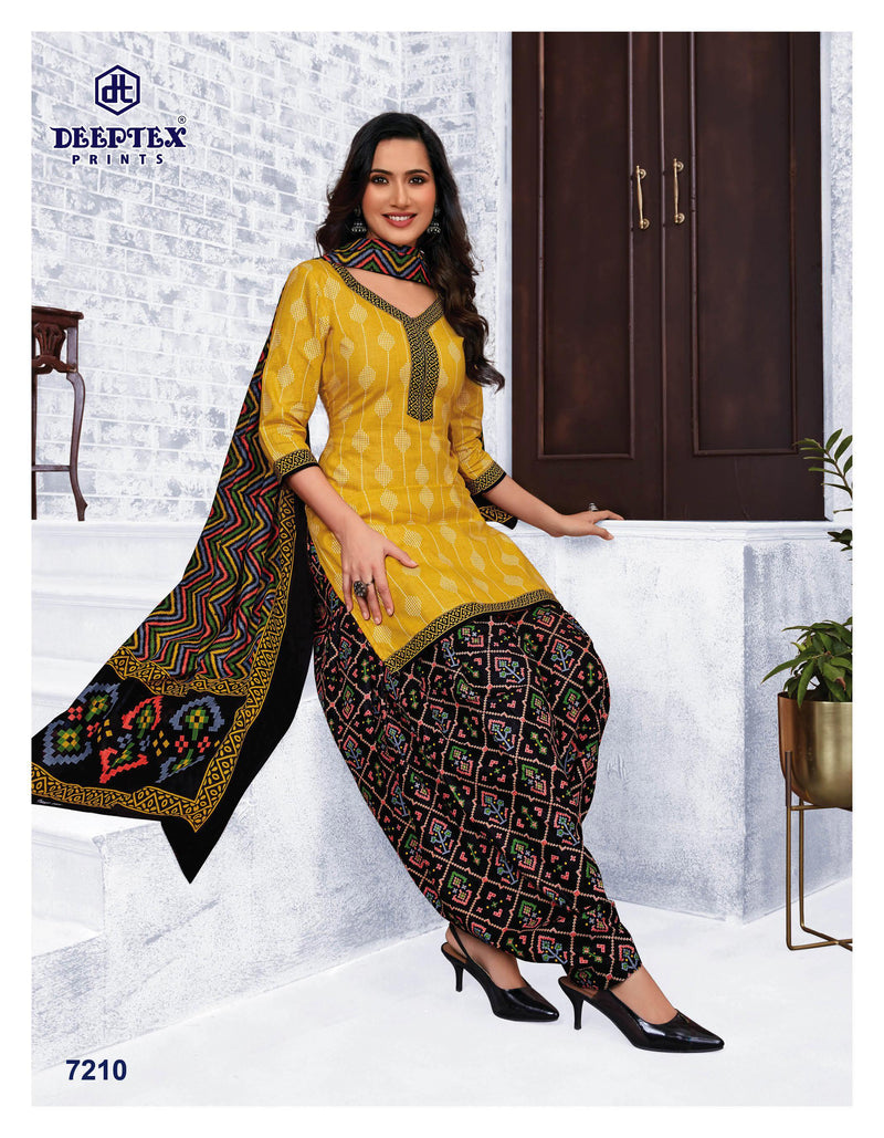 Deeptex Prints Miss India Vol 72 Cotton Printed Festive Wear Salwar Suits