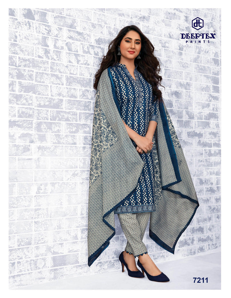 Deeptex Prints Miss India Vol 72 Cotton Printed Festive Wear Salwar Suits