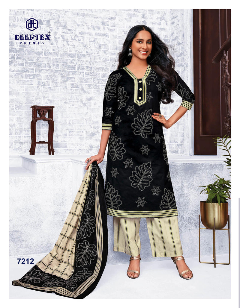 Deeptex Prints Miss India Vol 72 Cotton Printed Festive Wear Salwar Suits
